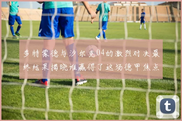 多特蒙德与沙尔克04的激烈对决最终结果揭晓谁赢得了这场德甲焦点战役
